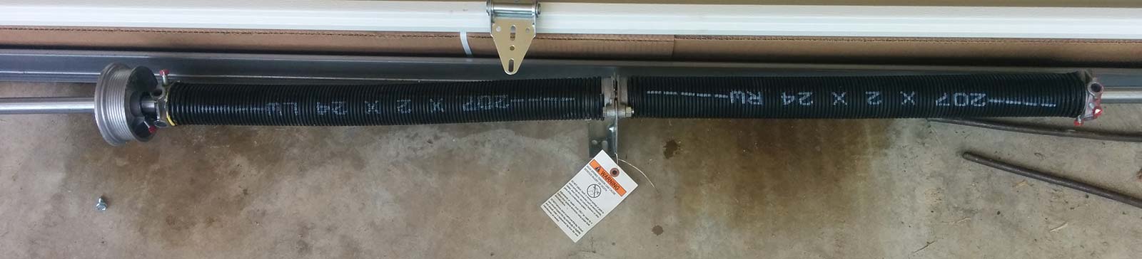 Broken Garage Door Spring Replacement